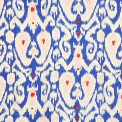 Robes, Nightgowns & Dresses|Ikat Print Blue Short Kimono