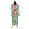 Robes, Nightgowns & Dresses|Ikat Print Green Robe Gown