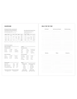 Journals & Other Stationery|Inspire A5 Week to View Planner 2026, Navy