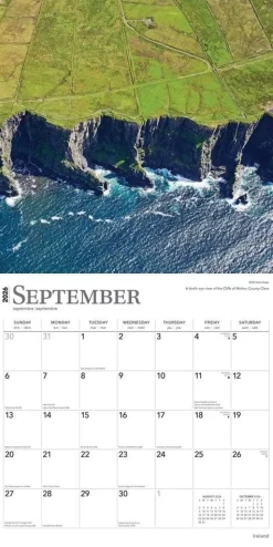 Calendars|Ireland 2026 Square Wall Calendar