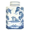 Storage Jars|Isis Ceramics|Isis Ceramics Blue Palladian Tea Caddy