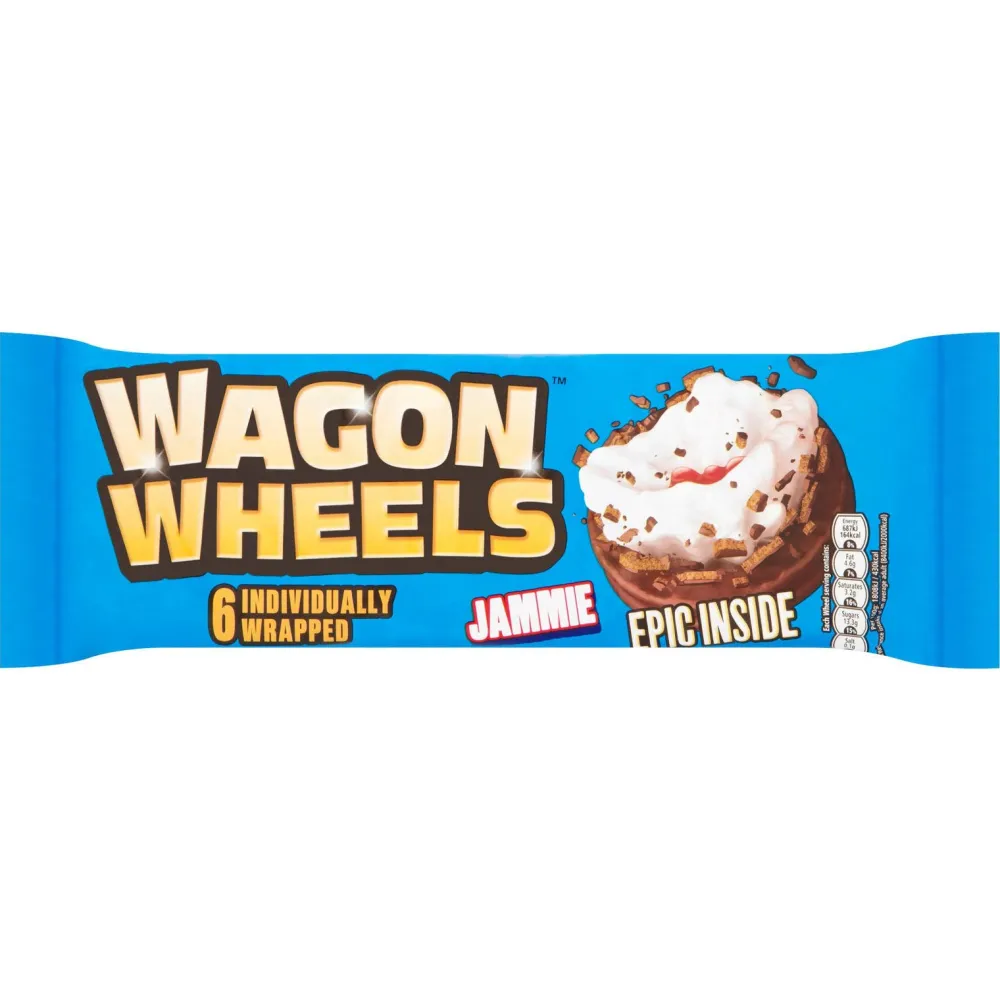 Biscuits|Jammie Wagon Wheels 6 Pack