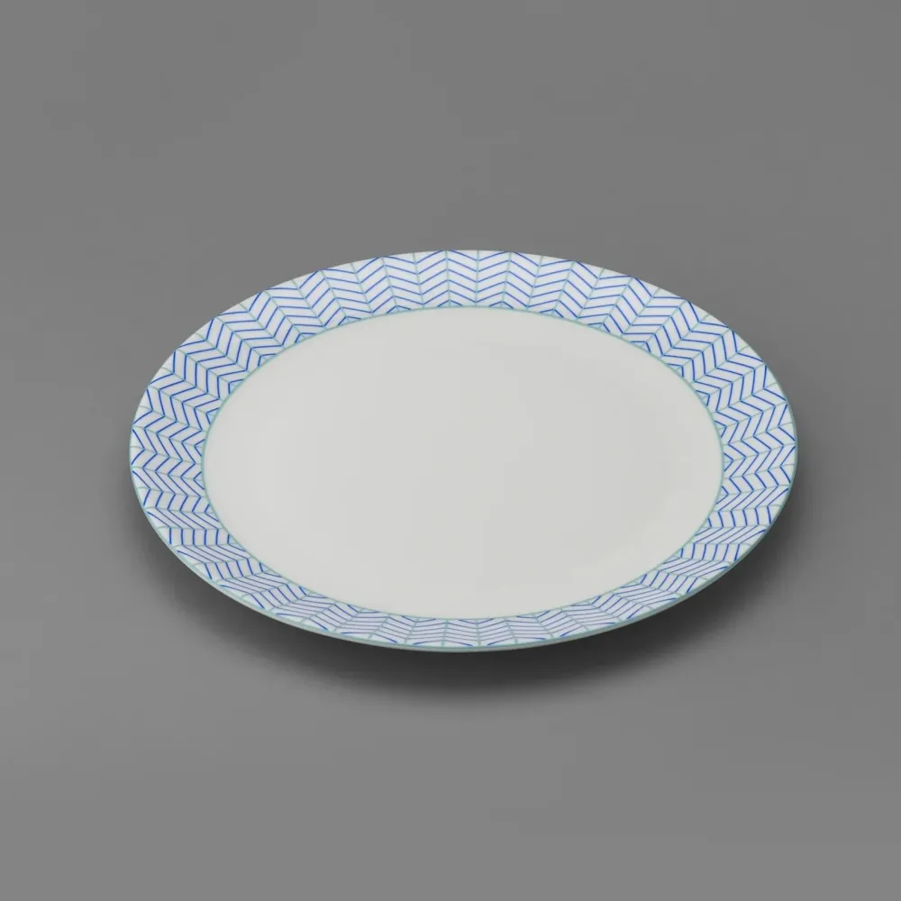 Tea Plates|Jo Deakin Ebb Blue & Turquoise Tea Plate