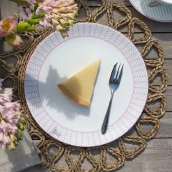 Tea Plates|Jo Deakin Ebb Pink & Turquoise Tea Plate