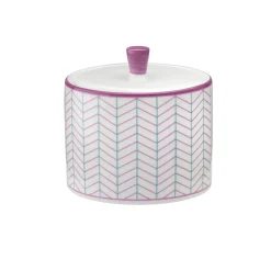 Creamers & Sugar Bowls|Jo Deakin Ebb Pink & Turquoise Sugar Bowl