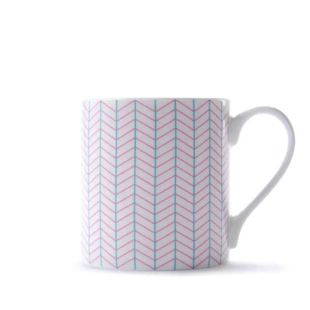 Assorted Mugs|Jo Deakin Ebb Pink & Turquoise Mug