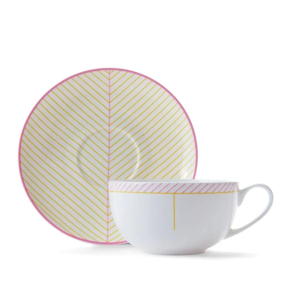 Assorted Mugs|Jo Deakin Ebb Pink & Yellow Mug