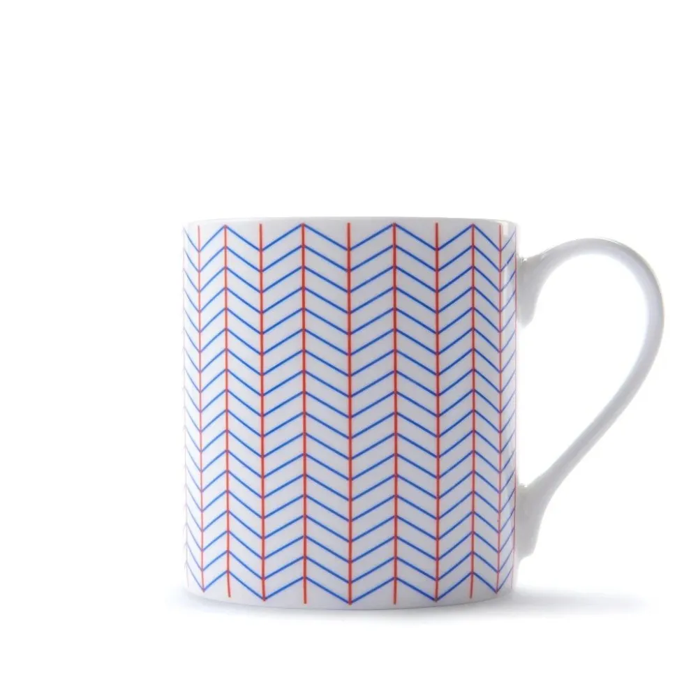 Assorted Mugs|Jo Deakin Ebb Red & Blue Mug