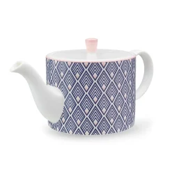 Teapots|Jo Deakin Gatsby Teapot in Blue & Blush Pink