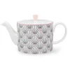 Teapots|Jo Deakin Zighy Teapot in Grey & Blush Pink