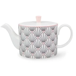 Teapots|Jo Deakin Zighy Teapot in Grey & Blush Pink