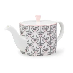 Teapots|Jo Deakin Zighy Teapot in Grey & Blush Pink