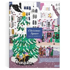 Coloring Books & Crafts|Joy Laforme Christmas Square Paint by Number Kit