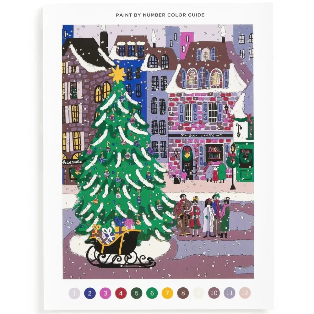 Coloring Books & Crafts|Joy Laforme Christmas Square Paint by Number Kit