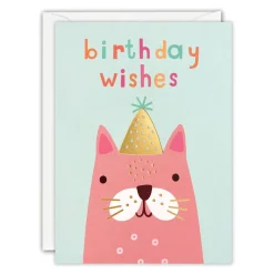 Greeting Cards|Kitty Wishes Birthday Card