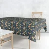 Le Chateau Textiles Tablecloths|William Morris Gallery Strawberry Thief Navy Square Acrylic Tablecloth