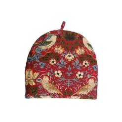 Le Chateau Textiles Tea Cosies|William Morris Gallery Strawberry Thief Red Small Tea Cosy