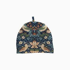 Le Chateau Textiles Tea Cosies|William Morris Gallery Strawberry Thief Navy Small Tea Cosy