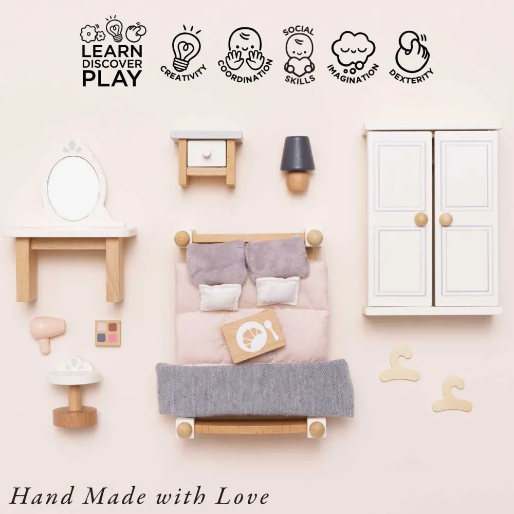 Le Toy Van Toys|Daisylane Dolls House Bedroom Set