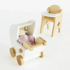 Le Toy Van Toys|Dolls House Nursery & Baby Set