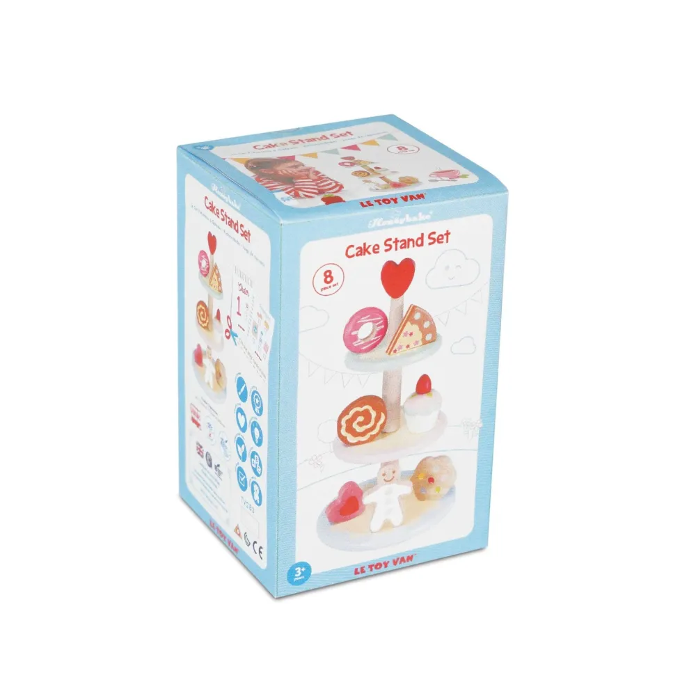 Le Toy Van Toys|Honeybake Three Tier Patisserie Cake Stand Set