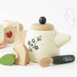 Le Toy Van Toys|Vintage Wooden Tea Set & Tray