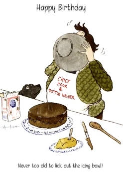 Greeting Cards|Lick The Bowl Birthday Card
