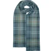 Lochcarron of Scotland Scarves & Wraps|Alba Chisholm Hunting Blue Extra Fine Merino Stole