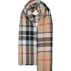 Lochcarron of Scotland Scarves & Wraps|Alba Thomson Camel Modern Extra Fine Merino Stole