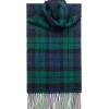 Lochcarron of Scotland Scarves & Wraps|Bowhill Scarf Black Watch Modern