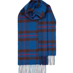 Lochcarron of Scotland Scarves & Wraps|Bowhill Elliot Modern Tartan Lambswool Scarf