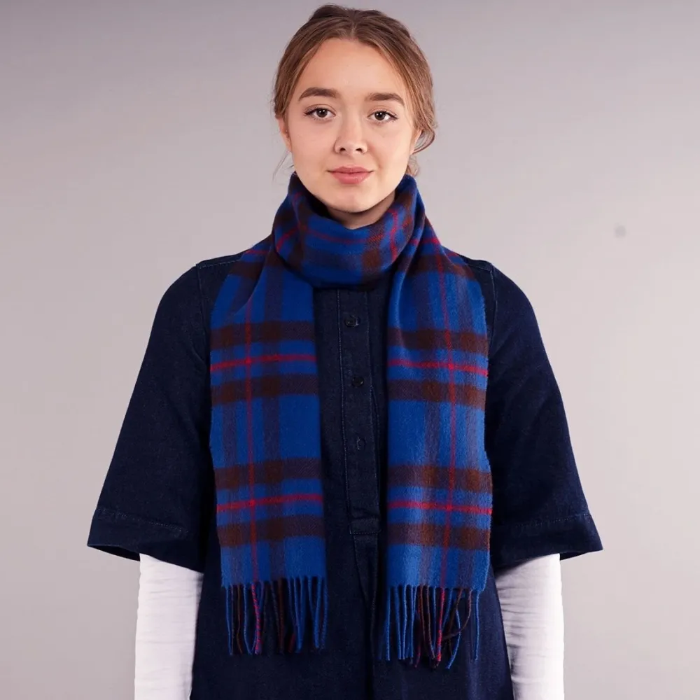 Lochcarron of Scotland Scarves & Wraps|Bowhill Elliot Modern Tartan Lambswool Scarf