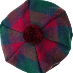 Lochcarron of Scotland Hats|Lindsay Modern Tartan Brushed Wool Tam