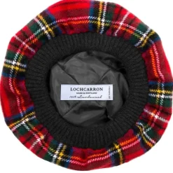 Lochcarron of Scotland Hats|Royal Stewart Tartan Brushed Wool Tam