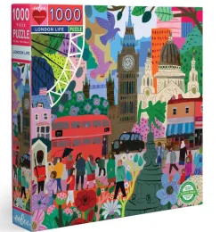 Games & Puzzles|London Life 1000 Piece Square Jigsaw Puzzle