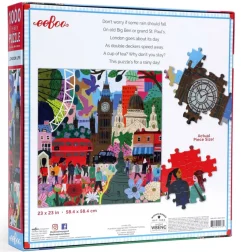 Games & Puzzles|London Life 1000 Piece Square Jigsaw Puzzle