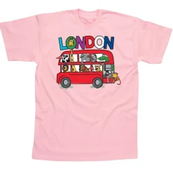 Souvenirs|Childrenswear|London’s Kids T Shirt Pink Age 1-2