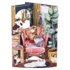 Greeting Cards|Lounging Cats Swing Card
