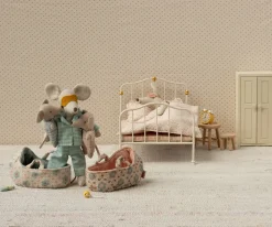Maileg Maileg|Toys|Baby Mouse in Carry Cot - Blue
