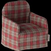 Maileg Maileg|Toys|Chair, Mouse (Red Checker)