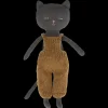 Maileg Maileg|Soft Toys|Chatons, Kitten in Overalls - Black