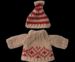 Maileg Maileg|Toys|Knitted Sweater & Hat, Red
