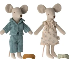 Maileg Maileg|Soft Toys|Mum & Dad Mice in Cigarbox