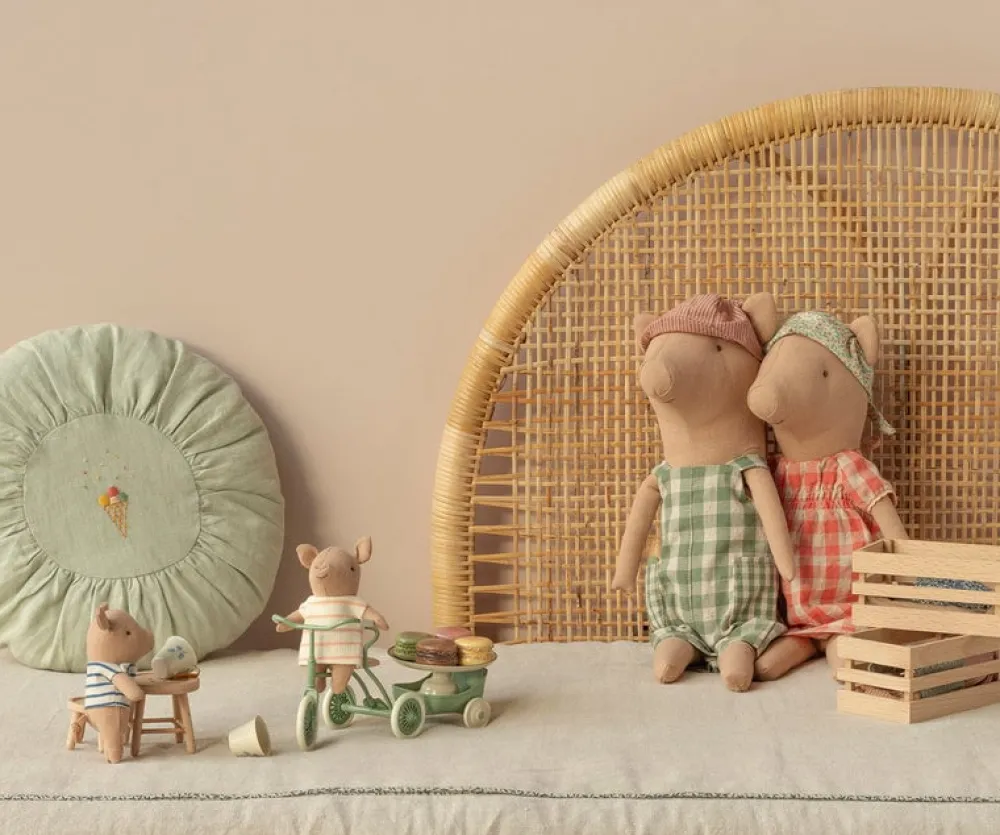 Maileg Maileg|Toys|Pig, Baby in Box (Boy)