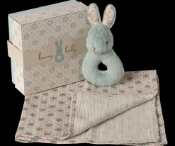 Maileg Maileg|Soft Toys|Rabbit Rattle Set - Mint