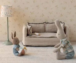 Maileg Maileg|Toys|Rabbit Set, Micro - Brown - Blue