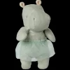 Maileg Maileg|Soft Toys|Safari Friends Small Hippo with Skirt - Mint