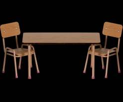 Maileg Maileg|Toys|Table & Chair Set, Mouse - Dark Powder
