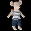Maileg Maileg|Toys|Tricycle Mouse, Big Brother (Blue)