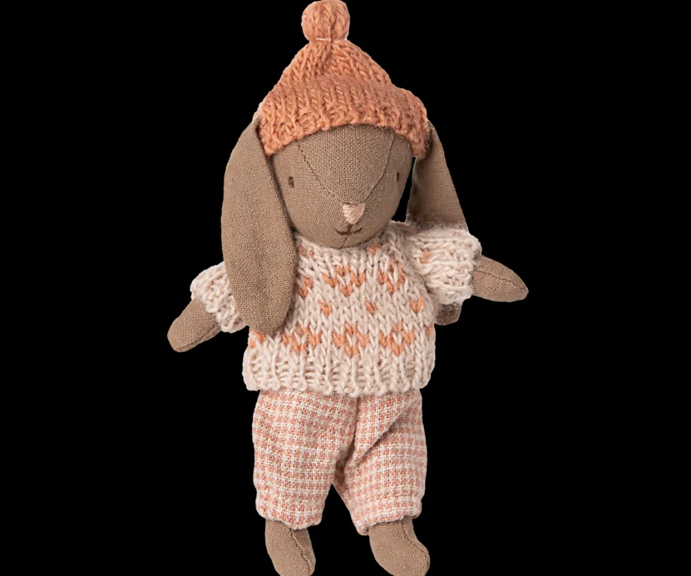 Maileg Maileg|Toys|Winter Bunny, Micro - Brown - Rose